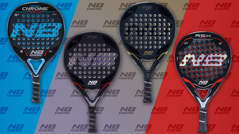 Nuove racchette Enebe: RS Silver, RS Black, RSX Grapheno e Chrome
