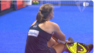 Eroica Ari Sanchez: continua a giocare nonostante un infortunio alla spalla