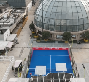 Nox installa un campo a Shanghai sul tetto del Global Harbor