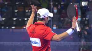 Immagini inedite del super punto di Belasteguin nella finale del Master