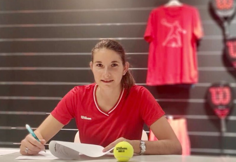 Alix Collombon firma con Wilson Padel