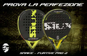 Siux presenta le nuove racchette da padel Snake e Furtive Pro 2