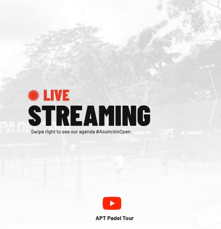 APT Padel Tour: l’Asuncion Open in diretta streaming da mercoledì 3 marzo