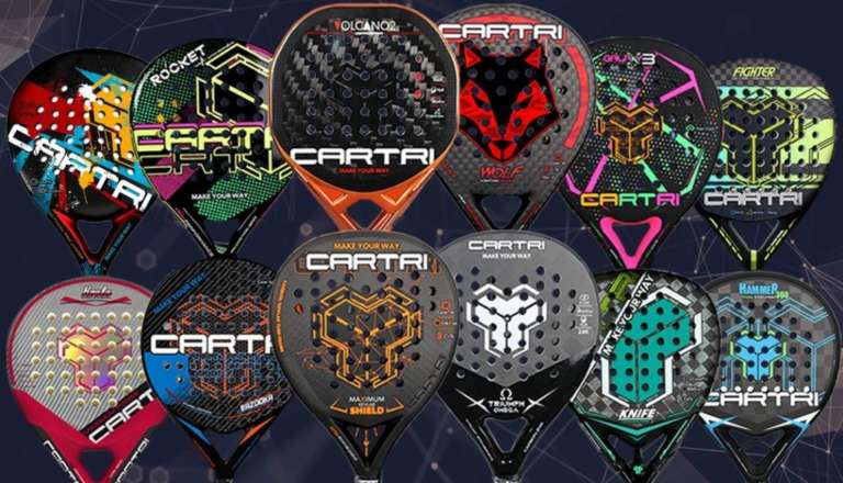 Cartri presenta la collezione completa di racchette per il 2021
