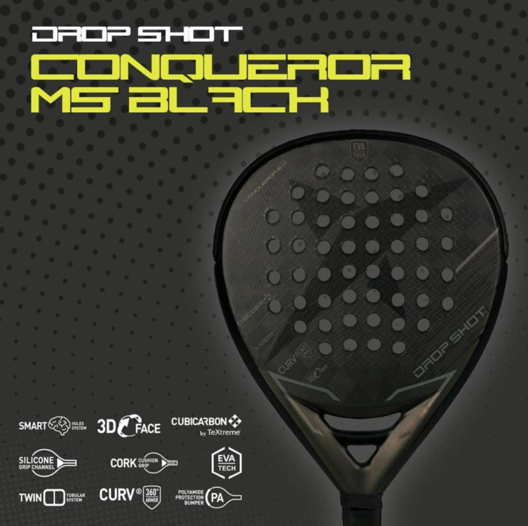 Drop Shot annuncia la racchetta in edizione limitata Conqueror MS Black