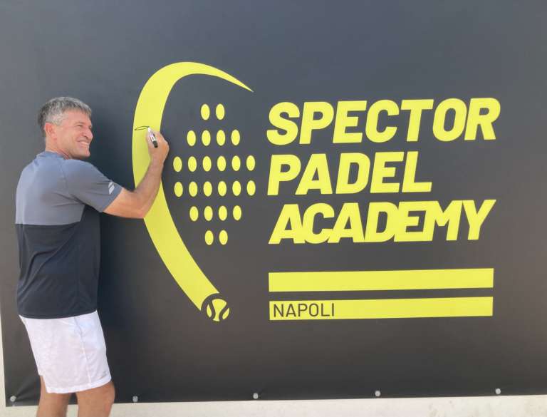 Presentata la Spector Padel Academy di Napoli, Gustavo Spector: Da settembre otto campi e due coach