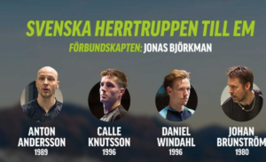 La Svezia annuncia la squadra per gli Europei di Marbella