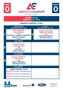 Rinviata per pioggia la prima giornata della sfida America vs Europa