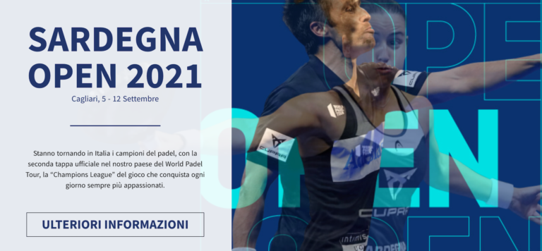 In vendita i biglietti per la tappa di Cagliari del World Padel Tour (5-12 settembre)