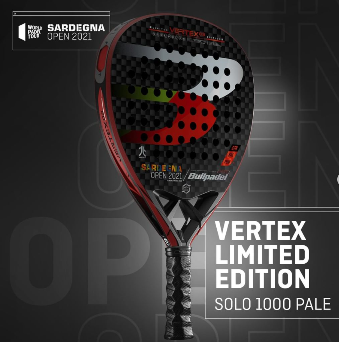 Bullpadel svela la Vertex 03 Limited Edition, pala ufficiale del WPT Sardegna - Attrezzatura - Padel Review