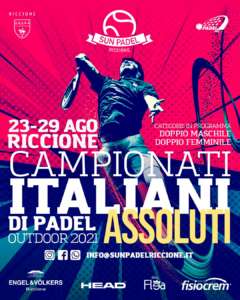 Partiti i Campionati Assoluti Outdoor al Sun Padel di Riccione