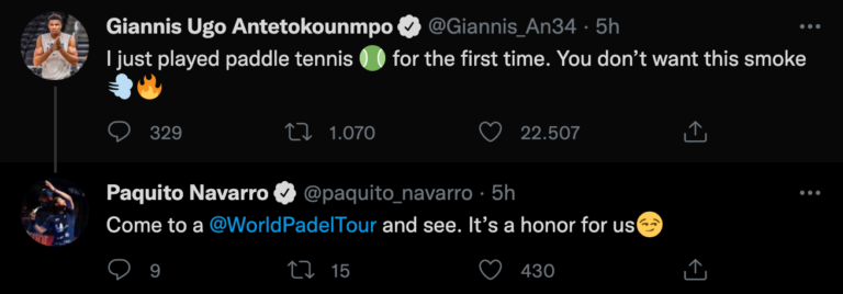 Giannis Antetokounmpo prova il padel ed è subito amore. E Paquito lo invita al World Padel Tour