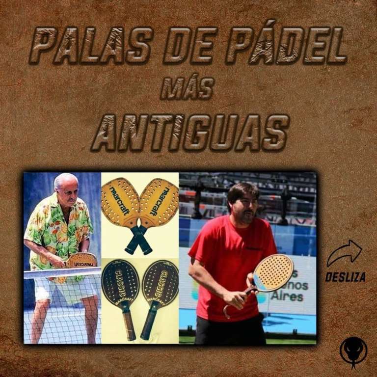 Viaggio nel tempo: le foto di alcune racchette da padel dalla sua nascita a metà degli anni ’90