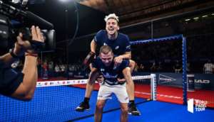 Primo urrà per Di Nenno e Paquito. Tello e Chingotto si arrendono solo al terzo set