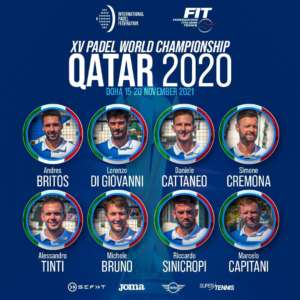 Italia: annunciati i giocatori per il Mondiale di padel in Qatar (15-20 novembre)