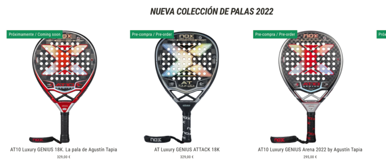 Nox: la collezione di racchette 2022 è già disponibile