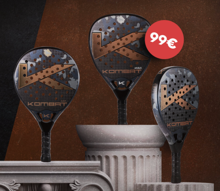 Kombat lancia tre racchette in edizione limitata della serie Troya: Ajax, Ulises e Aquiles