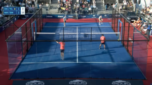 Showtime Di Nenno/Paquito e Chingotto/Tello: un punto ad inizio partita dura 6 minuti e 48 secondi