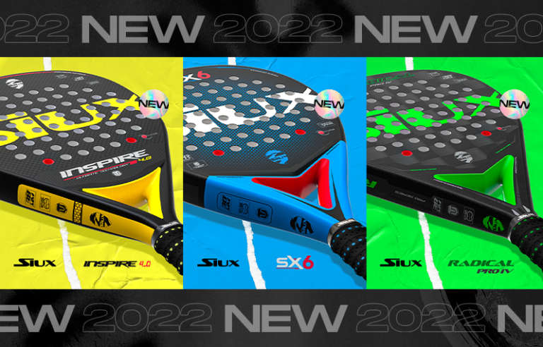 Siux presenta tre nuove racchette: SX6, Inspire 4.0 e Radical Pro IV