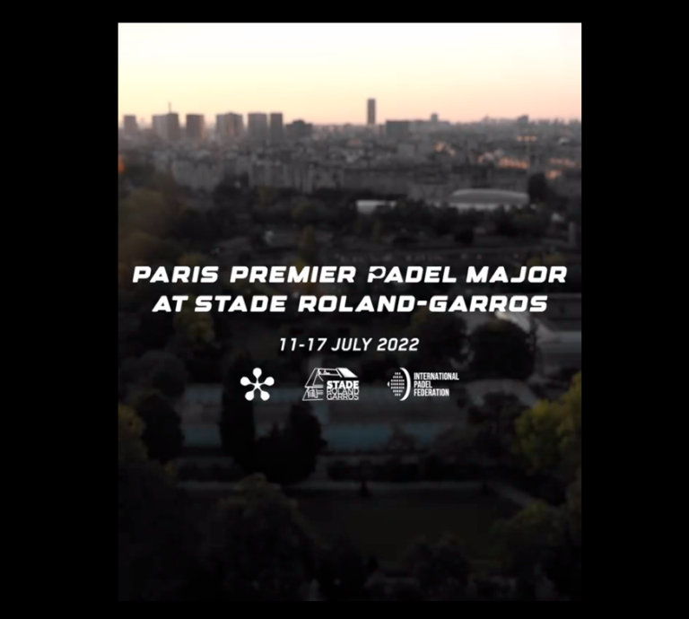 Premier Padel: il prossimo Major sarà al Roland Garros (Parigi) dall’11 al 17 luglio
