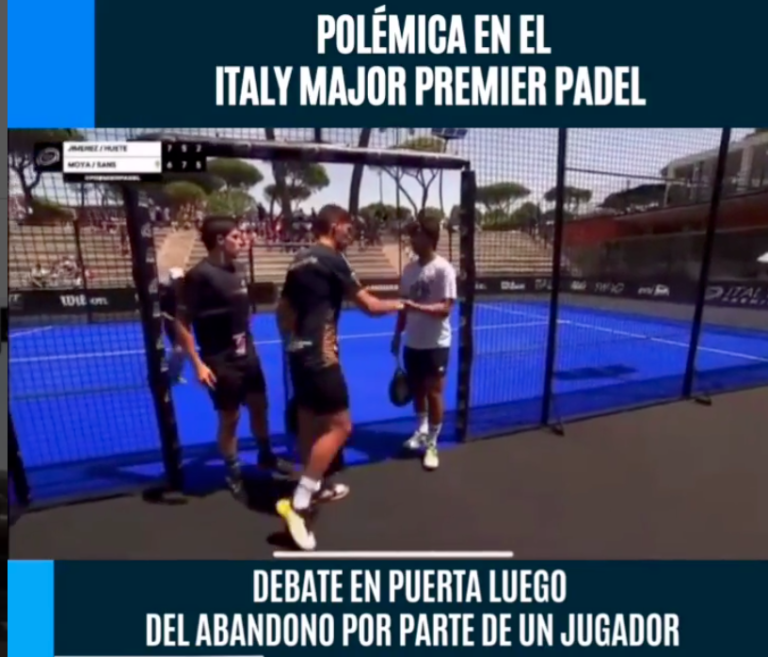 Polemica a Premier Padel: Huete si ritira al terzo in polemica col socio Jimenez (in tabellone a Mallorca mercoledi)
