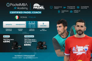 Roma accoglie i futuri istruttori di Padel che desiderano diventare professionisti con un titolo privato attraverso PadelMBA