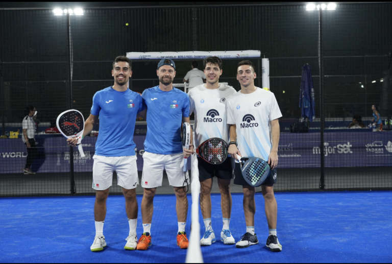 World Padel Championships: Azzurre sul velluto, per i maschi impossibile superare l’ostacolo Argentina (0-3)