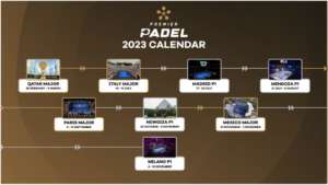 Premier Padel, ufficiale il calendario 2023: confermati il Major di Roma e il P1 di Milano